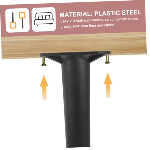 Patas de soporte para cama ajustables con refuerzo resistente de alta resistencia de 4 piezas 7