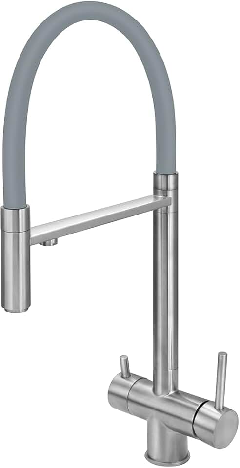 Torneira Cozinha Monocomando Saída Para Filtro Inox Escovado