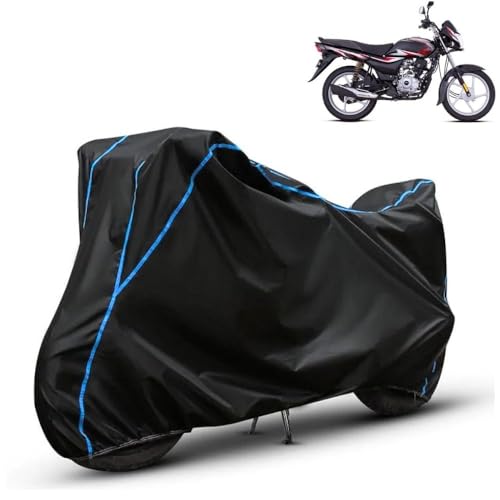 Image of Kerwa Waterproof Bike Cover Compatible with Bajaj Platina 100 | Dust Proof, UV-Resistant, All-Weather Protection Bike Body Cover, Windproof Elastic Bottom