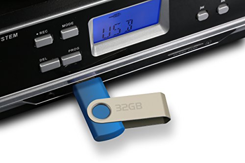 Technaxx Bluetooth Numériseur de tourne-disque & cassettes TX-22+, noir - Les Beatles, Paul McCartney, John Lennon, RIngo Starr, George Harrison Technaxx Bluetooth Numériseur de tourne-disque & cassettes TX-22+, noir – Image 6