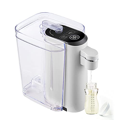 MACOLAUDER ホットウォーターサーバー 2021年 25℃/45℃/60℃/80℃/100℃ 温度調整 水タンク&水キャップ&入水管 3秒高速熱湯 瞬間湯沸かし器 電気ポット デスクトップ 家庭 職場