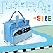Toy Trucks Carry Case Compatible with 1:64 Scale Monster Trucks, with Front Display Pocket-Holds 32 Toy Cars,Doll Storage Bag Compatible with LOL Surprise Dolls All(Bag Only)