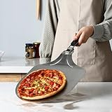 Pizzaschieber aus Metall, 30,5 cm, zusammenklappbar, Pizzaschaufel zum Backen von hausgemachtem Pizzabrot, robustes Pizzaschieber