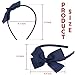 7Rainbows Fashion Cute Navy Blue Bow Headband Back to School Headbands for Girls Toddlers.