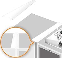 Vista 16 de Linda's Essentials Cubiertas de silicona para huecos para estufas (paquete de 2), relleno de huecos para horno resistentes al calor que sella