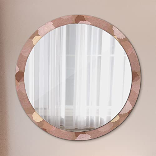 Miroir de maquillage rond grand format pour optimiser la luminosité