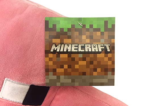 Mojang Minecraft Plush Stuffed Pig Pillow Buddy - Super Soft Polyester Microfiber, 16 Inch #TOP3