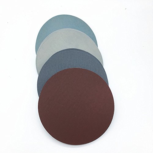 30ps 74mm-80mm / 3 '' Zoll Grit 1000/1500/2000/3000/5000/7000 Schleifscheiben Haken Schleife Sandpapier Runde Sandpapier Scheibe Sand Blatt Cover