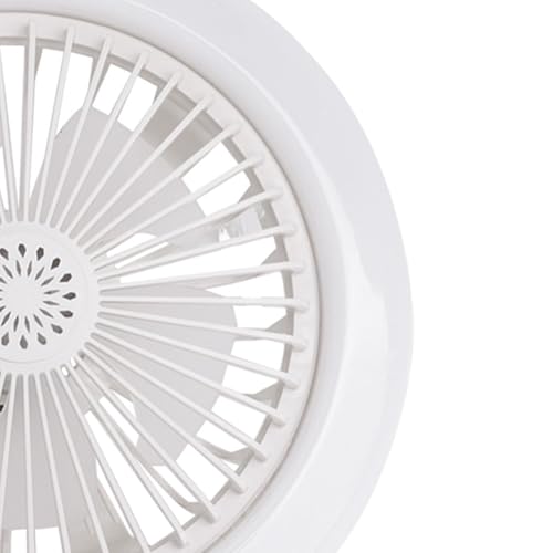 Ventilateur de plafond E27 avec lumières orientable fermé - 6