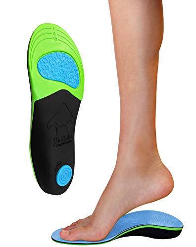 KidSole Stealth Fighter: High Arch Support Insole. Slim Profile, Strong Arch, Soft Memory Foam Top & Lightweight Design. Inward/Falling Ankle Correction ((21 cm US Toddler Size 11-2))