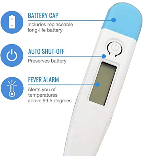 Fever Body Thermometer Infant Tongue Thermometer For Adults, Digital Oral Thermometer Termometros Para Fiebre Termometro Digital Adults With 8 Seconds Fast Reading #TOP3