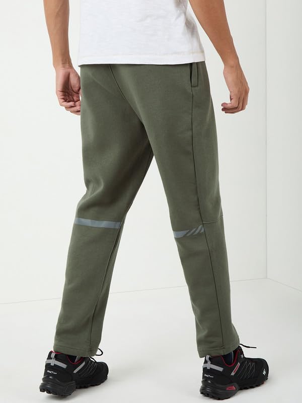 Image of Wildcraft Men Regular Mid Rise Cotton Blend Pants | Trousers |