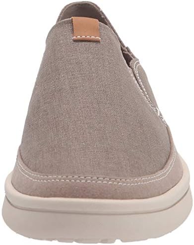 Clarks Men's Cantal Step-Sneaker, Stone Canvas, 7 | Image 1