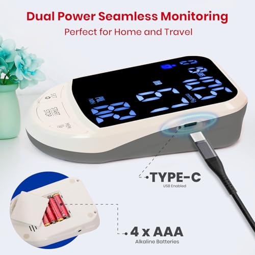 Image of AGEasy (Max Group) Fully Automatic Digital Blood Pressure Monitoring Device with Voice Assistant | BP Apparatus for Home | Portable Digital BP Check Machine for Hypertension & Managing Heart Health | Arm Circumference (22-42cm)