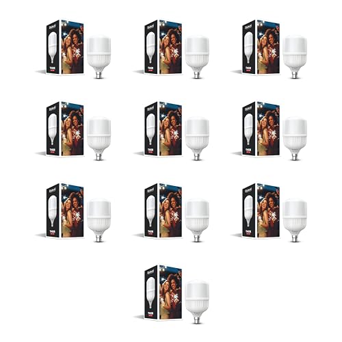 Image of Goldmedal Thor 30W B22 Base LED Bulb For Home & Office | Energy Efficient | 230 Degree Light Coverage | Surge Protection up to 4KV | Rated Life 15000 Hrs |Cool Daylight (6500K) |Pack of 10