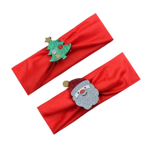 2er Satz Weihnachts-stirnbänder Haarschmuck Für Babys Kleinkinder...