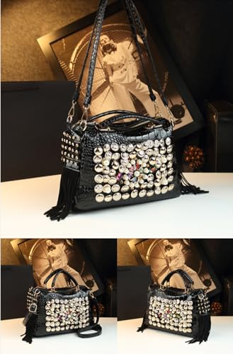 Bolso Satchel de Mujer con Asa Superior de Cuero miniatura 3