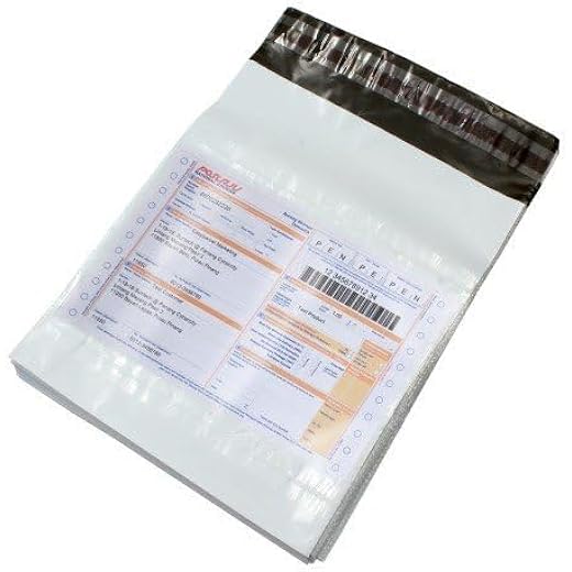 Courier Bag Temper Proof Polybags 100 pcs, 7 x 10