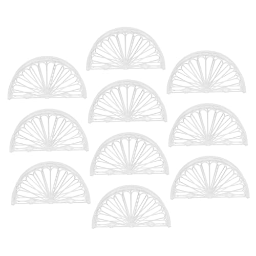 10Piezas Soporte para Servilletas Transparentes de Plástico y Práctico para Cocina Bar y Almacenamiento Estable y Duradero