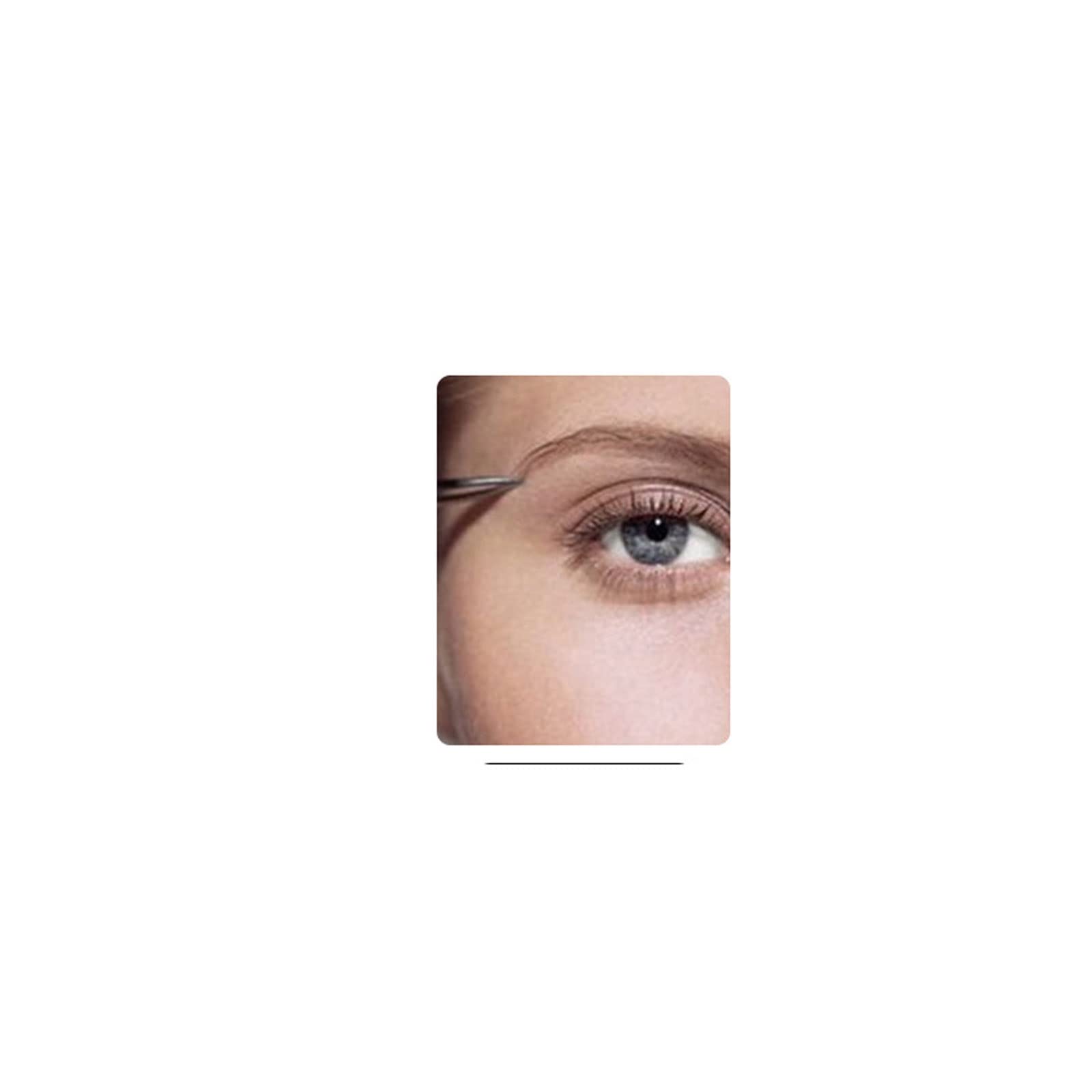 JINGYAN Pęsety Thin straight head stamp holder collecting tweezers false eyelash assistant wide clip grafting tool eyebrow