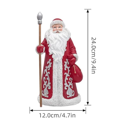 Sculpture de Père Noël idéale pour étagère et table de salon - 6