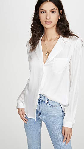 Paige Women's Caprice Shirt, White, M #TOP1