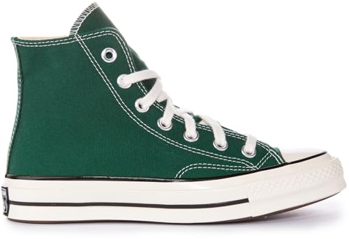 Converse 168508C Men's Chuck 70 Seasonal Canvas Hi Trainers (Green, US 3.5M/5.5F)2