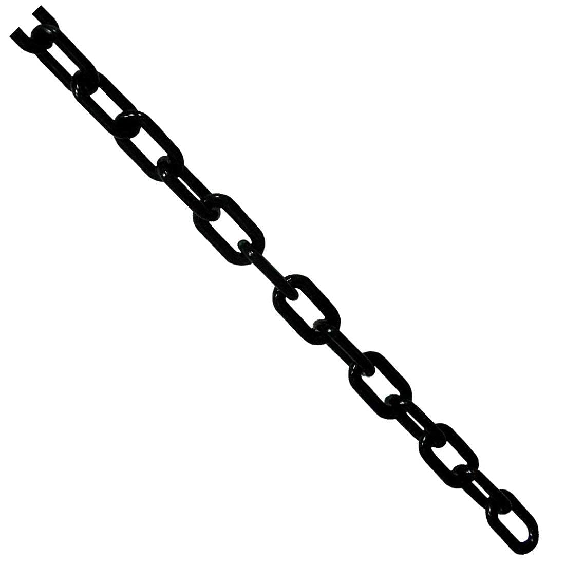 True Products Black 25M X 6Mm Plastic Barrier Chain Link Safety Decorative Garden Fence