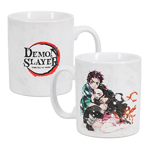 Paladone Demon Slayer Grande tasse à café en céramique | Produit sous licence officielle Anime Demon Slayer