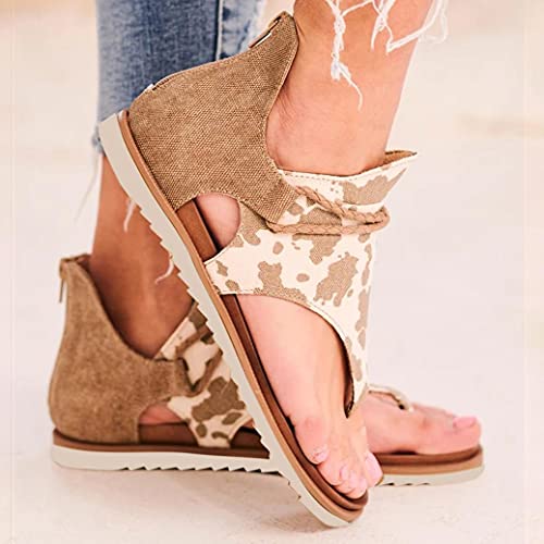 Rmoon Infradito da Donna Camouflage Spiaggia