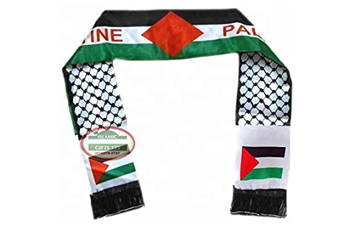 Palestine Flag Scarf Jerusalem Bulk KEFFIYEH Arab Shemagh Scarf,Arafat Palestine Party ÙÙ„Ø³Ø·ÙŠÙ† AL-AQSA Gaza Ramadan Quran Wedding Gift Wholesale Muslim Islamic GITS 123
