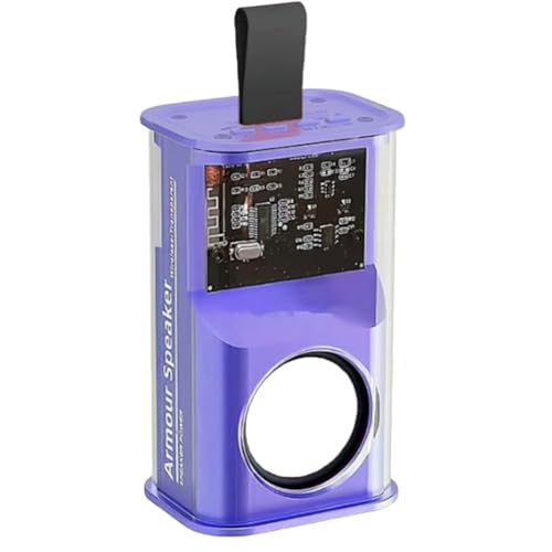 NONDK Altavoz Bluetooth K08 con Barra de Sonido LED Intermitente, Subwoofer Portátil para Interiores y Exteriores, Compatible con Tarjeta TF y Radio FM.