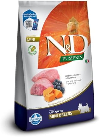 N&D Pumpkin Ração para Cães Adultos Carnes Nobres Cordeiro de Raç...