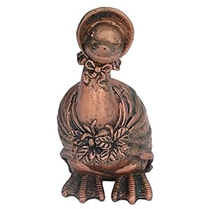 Eendstandbeeld, stevig slijtvast harstuinornament voor desktop