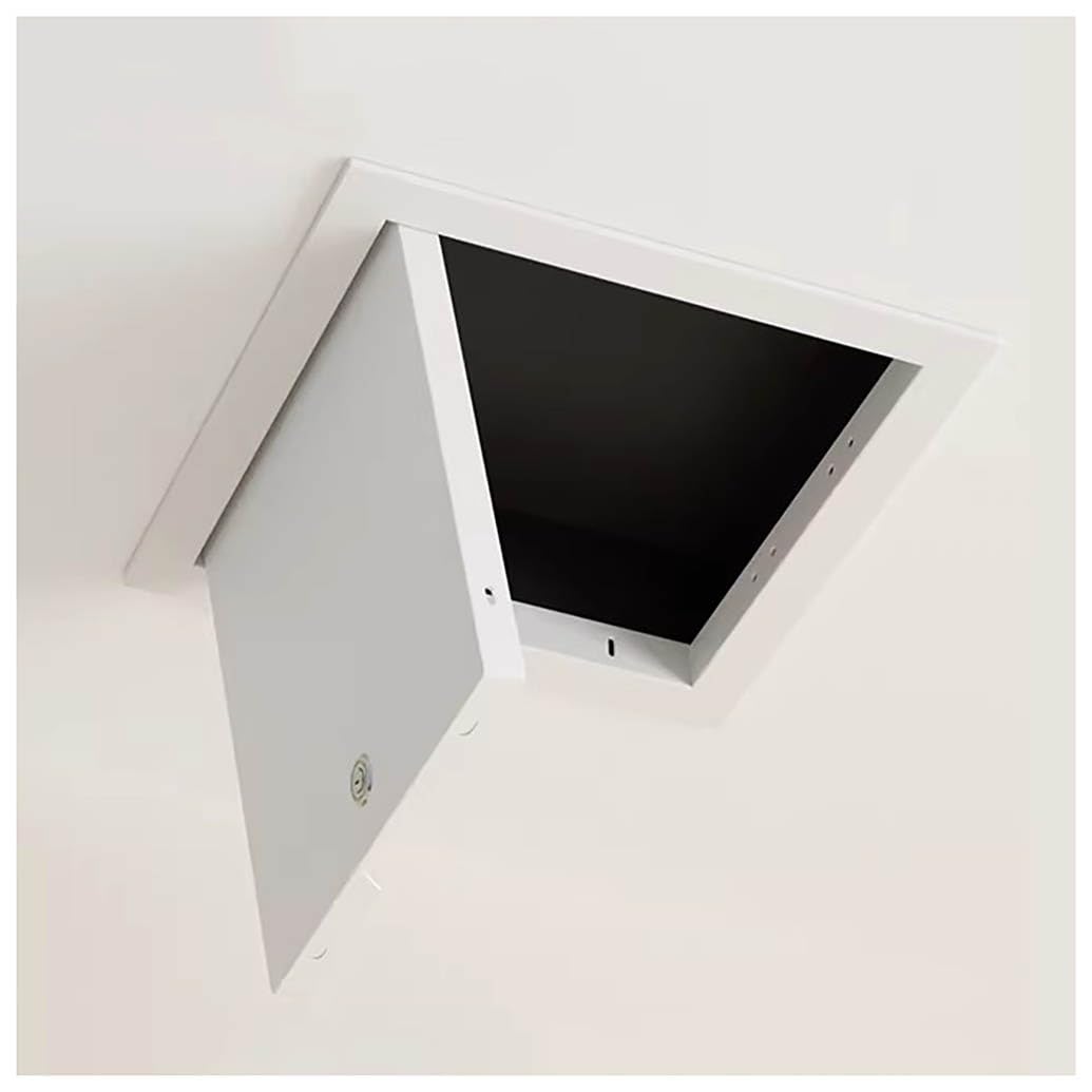 Trappe de visite 350x350mm en acier avec ouverture latérale pour mur