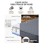 Hikenture 4" Thick Self Inflating Sleeping Pad, Foam & Air Camping Mattress - Image 4