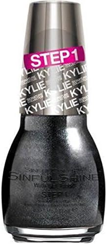 SinfulShine Kylie Jenner King Kylie Step 1 Nail Polish, Da New Black, .5 Fl Oz