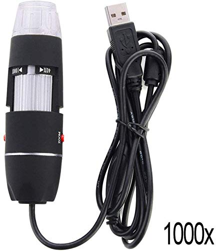 USB Digital Mikroskop 50X-1000X 2MP Endoskop elektronische Lupe-Kamera-Stativ mit Halter 8LED – Bild 7