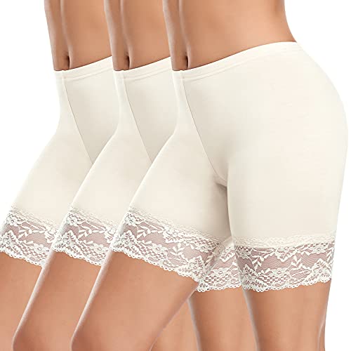 Image of Womens Slip Shorts for Under Dresses Smooth Anti Chafing Underwear Seamless Safety Under Shorts