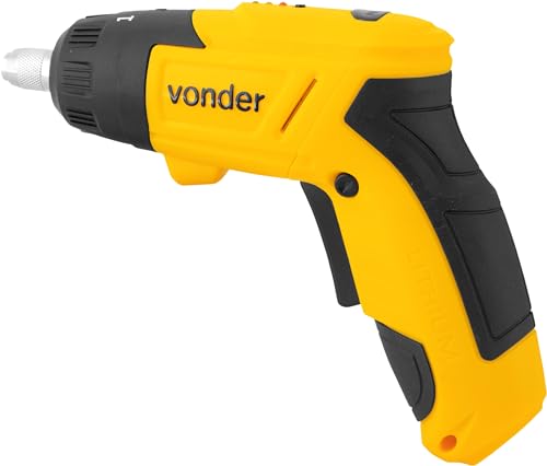 Parafusadeira A Bateria 3,6 V, Carregador Bivolt, Jogo Com 12 Acessórios, Pbv 120, Vonder.
