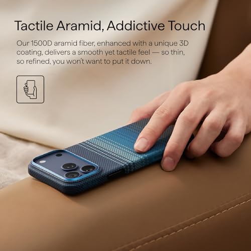 Image of pitaka for iPhone 17 Pro Max Case 6.9 inch, Caseless Feeling, Aramid, Moonrise