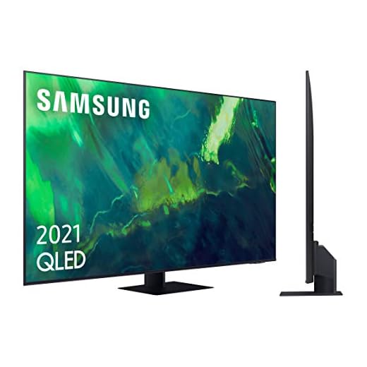 Samsung QLED 4K 2021 65Q74A - Smart TV de 65" con Resolución 4K UHD, Procesador QLED 4K con IA, Quantum HDR10+, Wide Viewing Angle, Motion Xcelerator Turbo+, OTS Lite y Alexa Integrada, Color Negro
