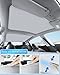 EPLTION White Sunshade Roof for Tesla Model 3 2018-2023/ Model 3 Highland 2024-2026 Accessories Roof Sun Shade, Sun Protection Heat Insulation No Gap Keep Cool UV Ray Protection, Easy to Install