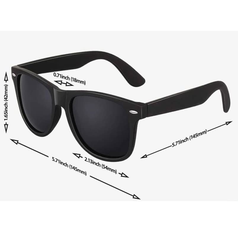 Younky Black & Black Aviator Sunglasses Combo For Men & Women with UV Protection (Lens Black & Black ||Frame-Black|| Ynk-UPD-001) - Pack of 2 2