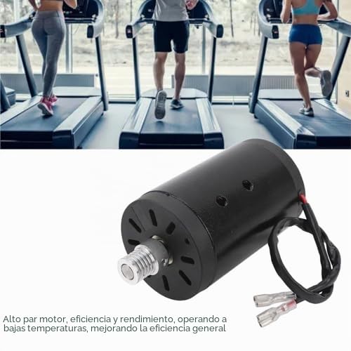 Motor de Accionamiento para Cinta de Correr, 220V, 200W, Cepillo, Motor CC con Cuerpo de Aluminio, Bobina de Alambre de Cobre para Máquina de Arcilla para Cinta de Correr