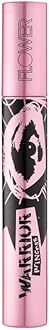 FLOWER BEAUTY Warrior Princess Mascara | Clump Free Volume, Extra Length & Definition | Vegan (Royal Black)