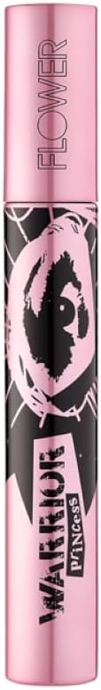 FLOWER Beauty By Drew Barrymore Volumizing Mascara - Warrior Princess - With Clump Free Technology for Lash Lengthening + Lash Lifting + Curling - Washable + Defining + Buildable - Black
