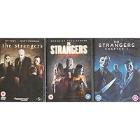THE STRANGERS 1-3 COMPLETE COLLECTION / 1. THE STRANGERS (2008) / 2. PREY AT NIGHT (2018 SEQUEL) / 3. CHAPTER 1 (2024 REBOOT) = ULTIMATE 3x DVD UK SET