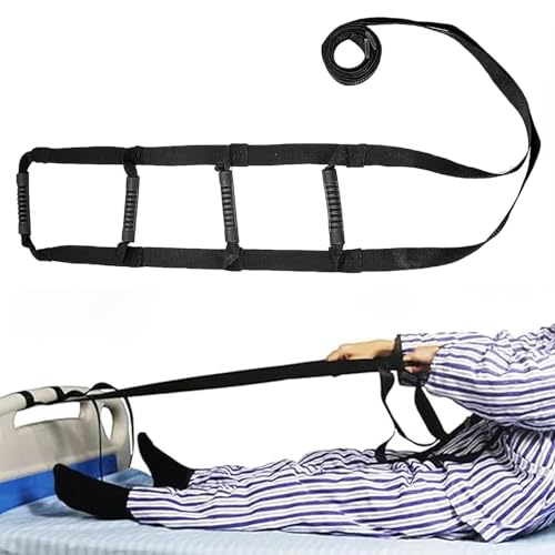 SIXHAOBU Cuerda de Ayuda para Escalera de Cama, Escalera de Cama, Ayuda para Levantar, Escalera de Cuerda, Mango Auxiliar con Elevador de Cuerda de dominadas para Ancianos, Enfermos, discapacitados