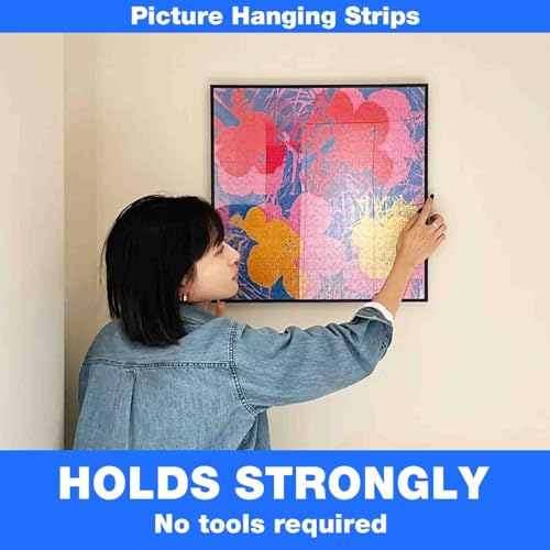 image for Hasaky Hook and Loop Tape 1in x 4in 10 Pairs, Slef Adhesive Interlocki